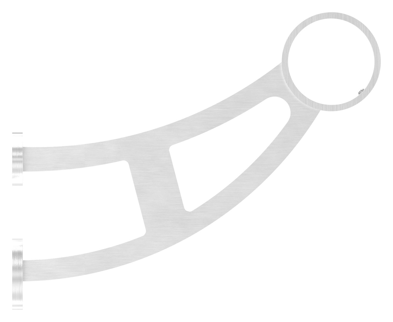 Fußlauf- / Handlaufstütze, für Rohr 48,3mm, V2A Fußlauf- / Handlaufstütze, für Rohr 48,3mm, V2A
