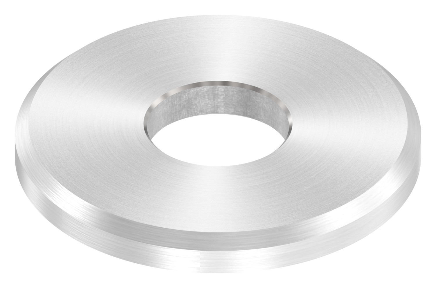 Beilagscheibe 30x3mm mit Fase, Bohrung 10,5mm, V2A