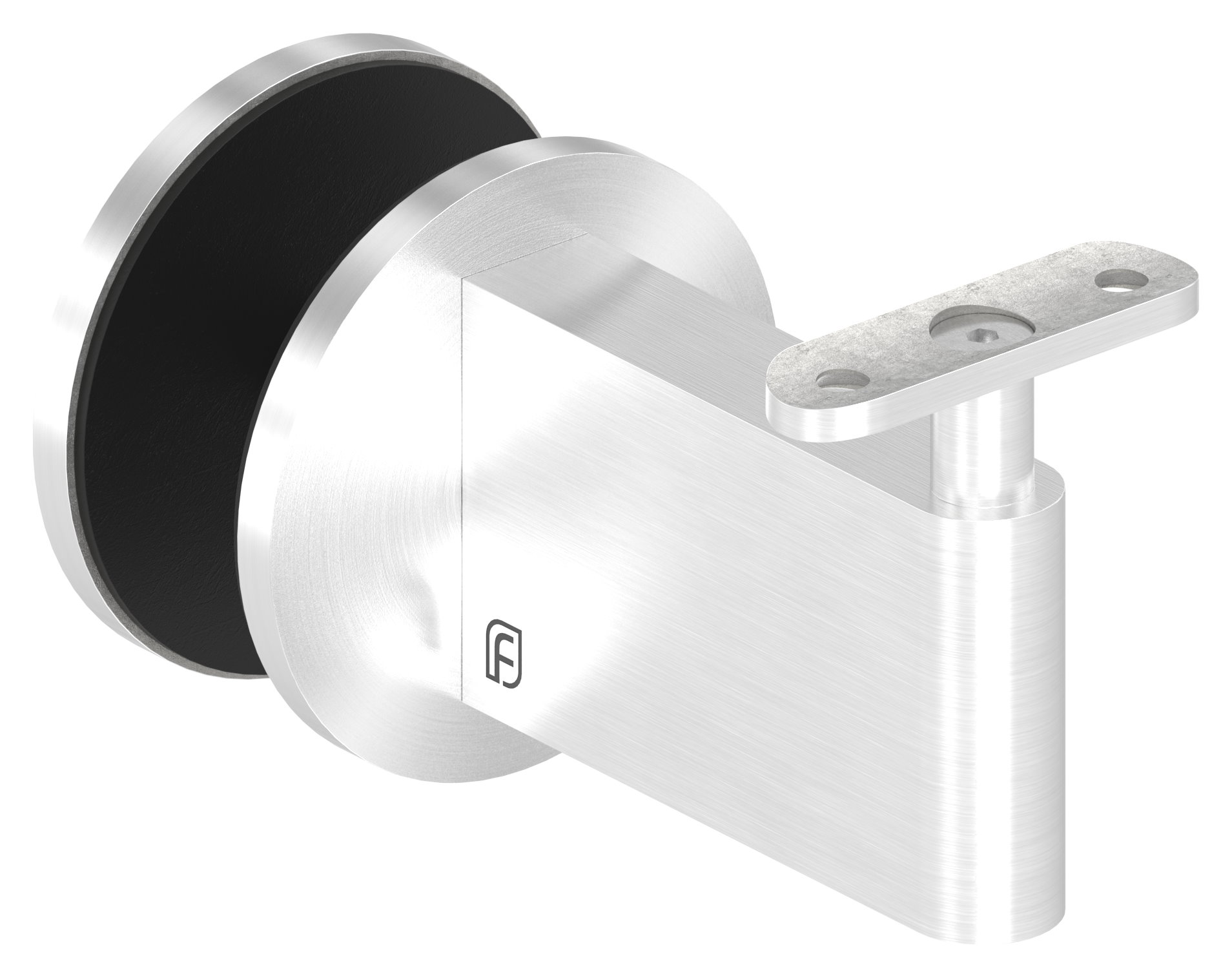 Sensa Design 2, für Rohr 42,4mm, für Montage an Glas, V2A