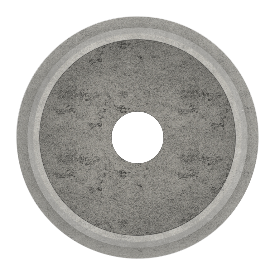 Rohrsattel, Anschluss oben: Rohr 42,4mm, V2A