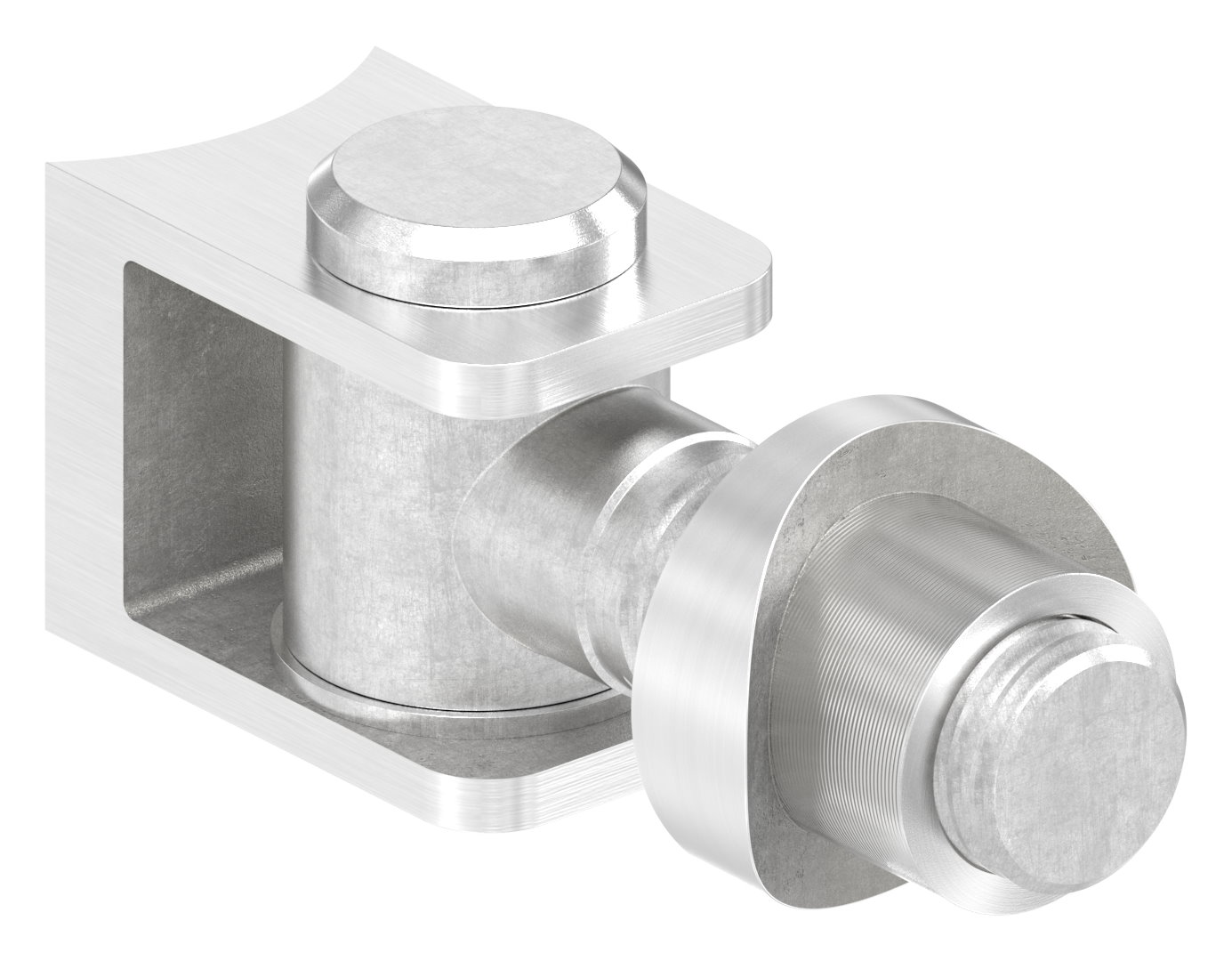 Torband mit Gewindehülse M16 für Rohr 42,4mm, V2A