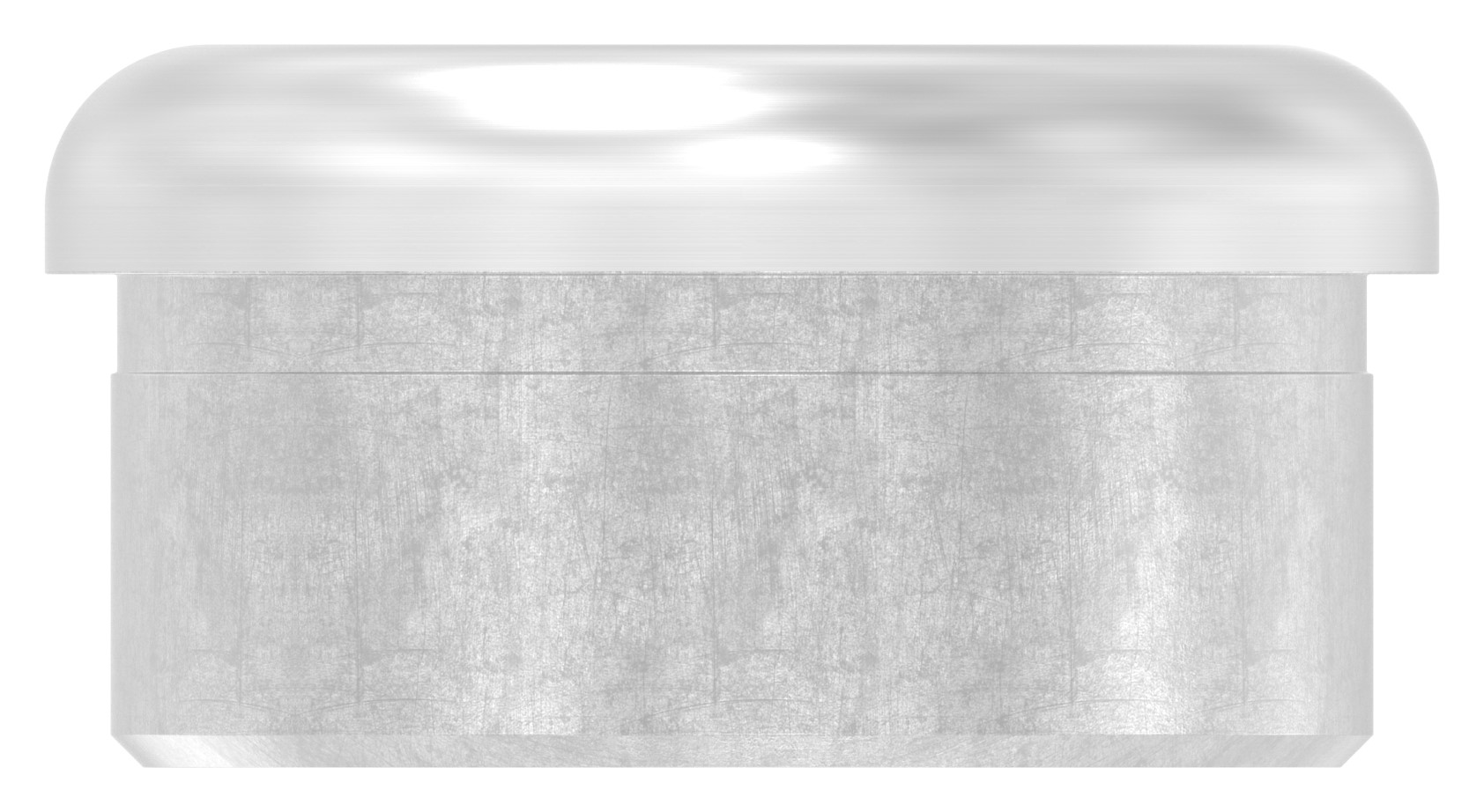 Rohrabschlussstopfen, für Rohr 42,4x2,0mm, V2A