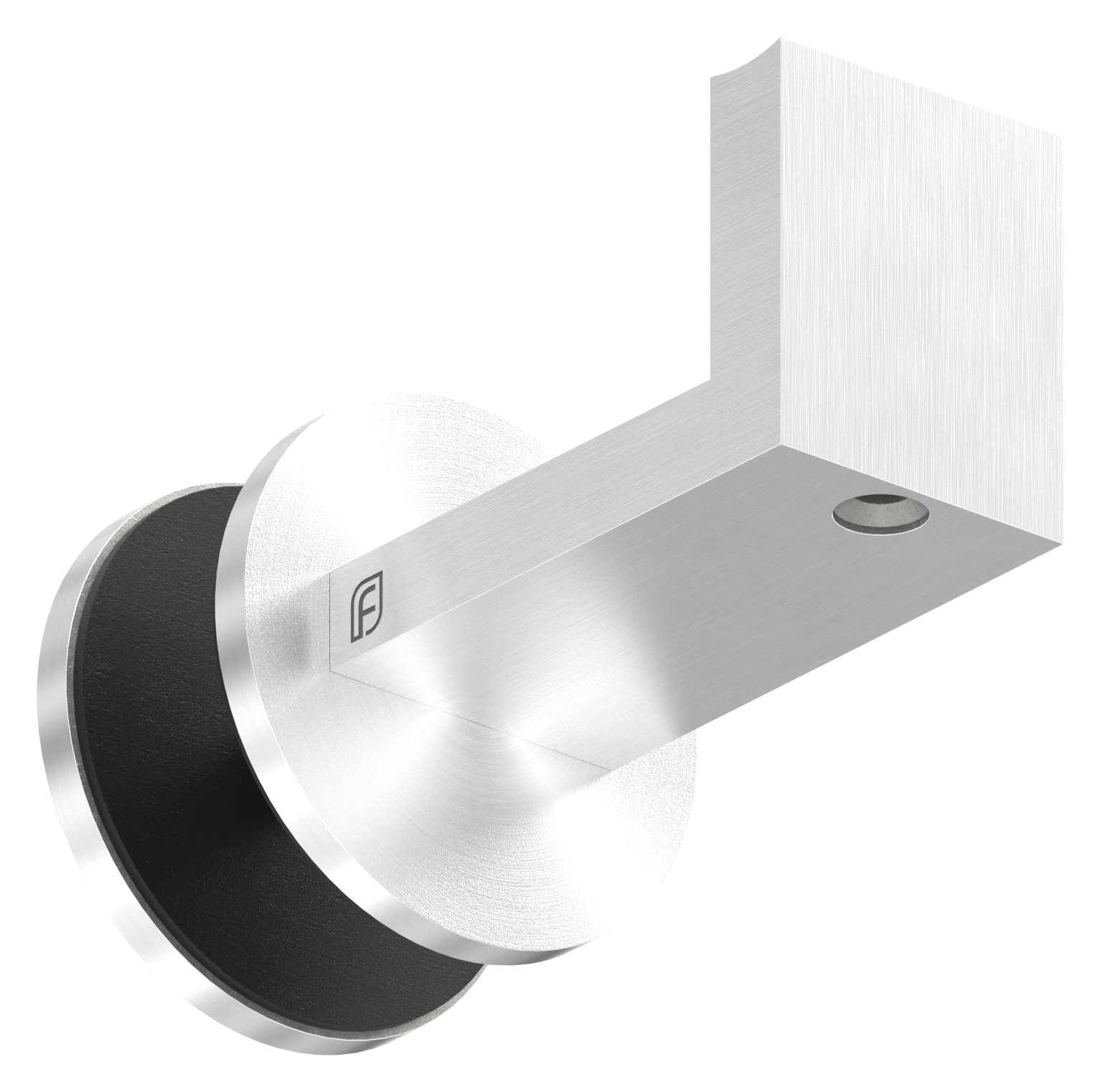 Sensa Design 1, für Rohr 42,4mm, für Montage an Glas, V2A