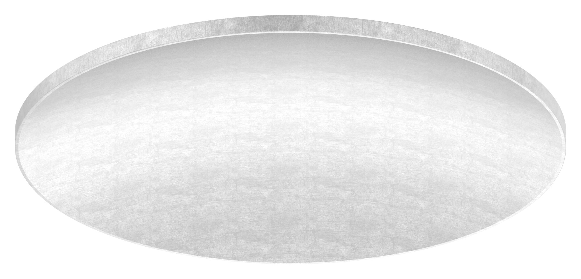 Gewölbte Schale Ø 76x2,5mm, H: 13mm, ungeschliffen, V2A