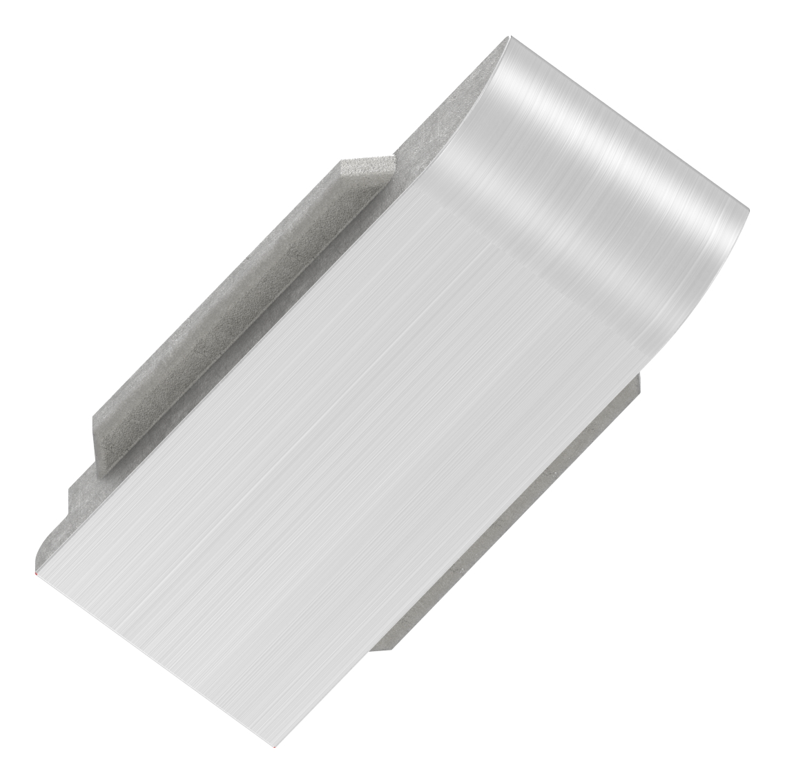 Sicherungsplatte für Mod. 45 für verstellbare Glasklemme , V4A Sicherungsplatte für Mod. 45 für verstellbare Glasklemme , V4A