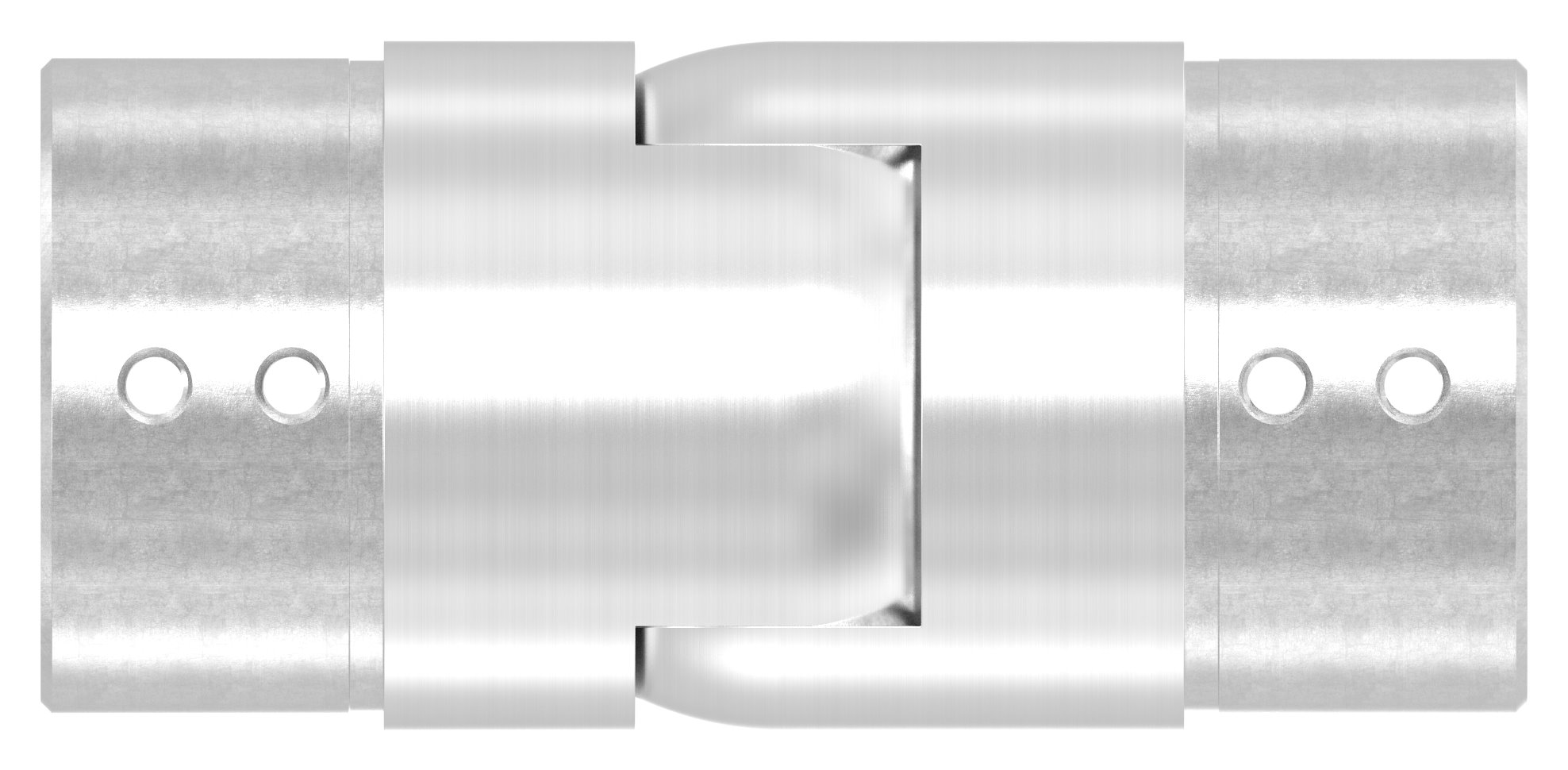 Verbinder flexibel für Nutrohr 60,3x1,5mm, V4A