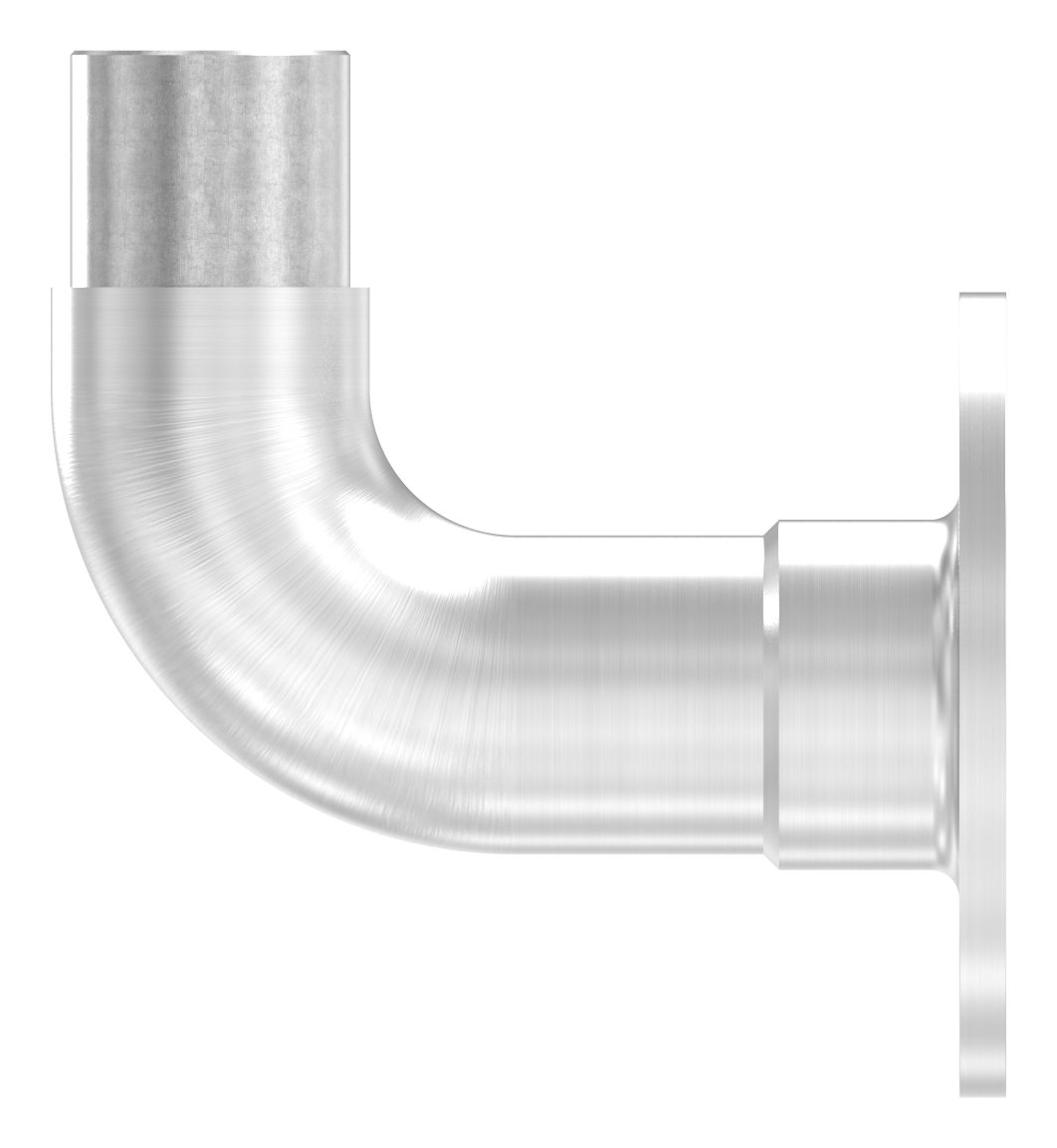 Wandhalter 90° für Rohr 33,7x2,0mm, V2A