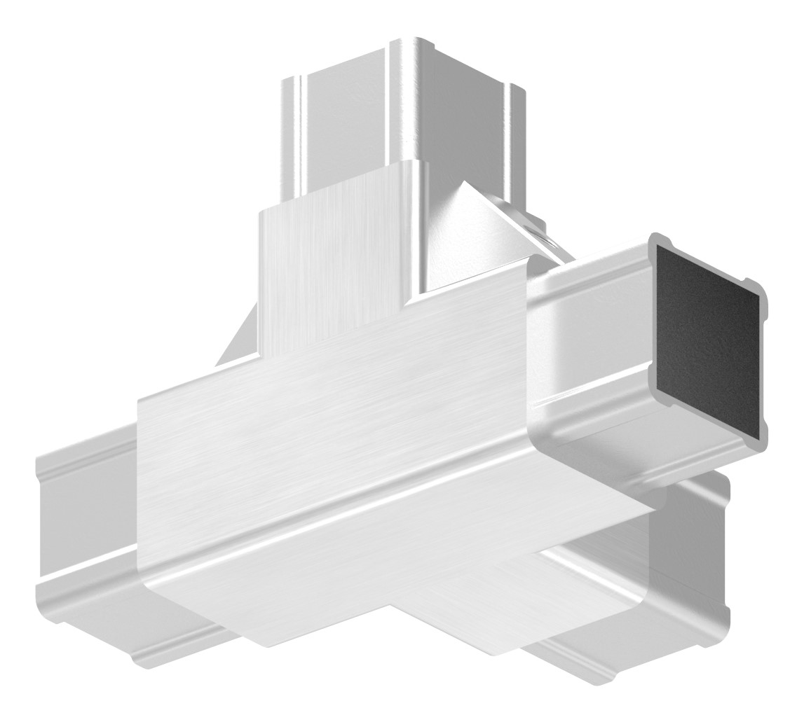 CORNECT® T-Stück mit seitlichem Abgang, V2A CORNECT® T-Stück mit seitlichem Abgang, V2A