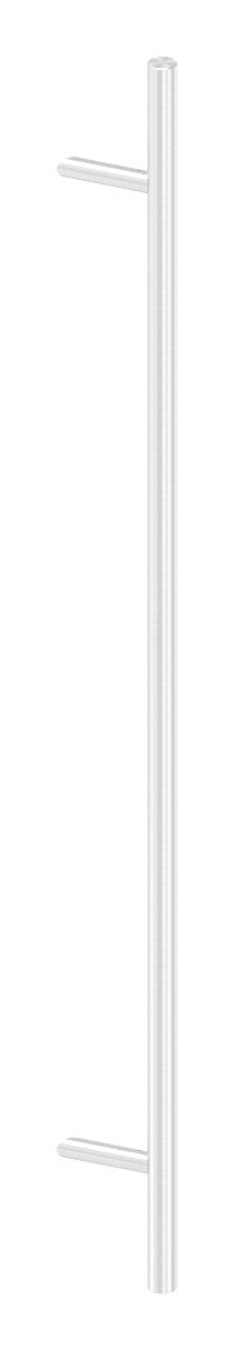 Stoßgriff inkl. Halter mit 45° Schräge 45° mit L: 1500mm, V2A Stoßgriff inkl. Halter mit 45° Schräge 45° mit L: 1500mm, V2A