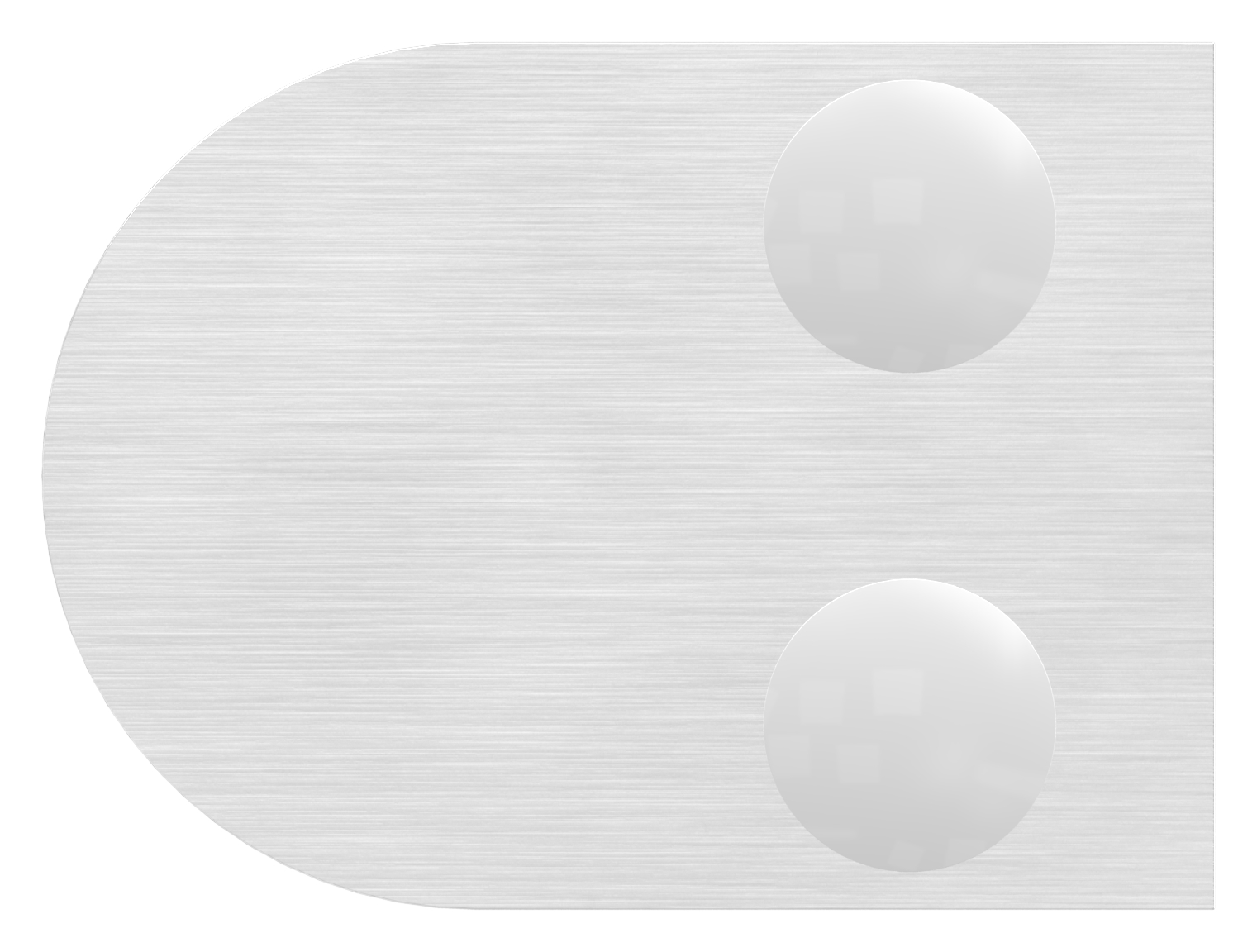 Glasklemme Mod. 30, Anschluss: 42,4mm, V2A Glasklemme Mod. 30, Anschluss: 42,4mm, V2A