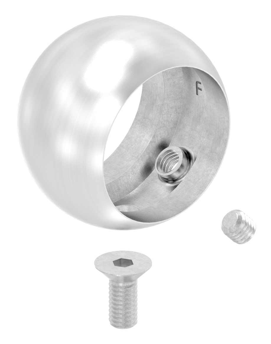 Kugelring für Handlaufhalter, 33,7mm, V4A