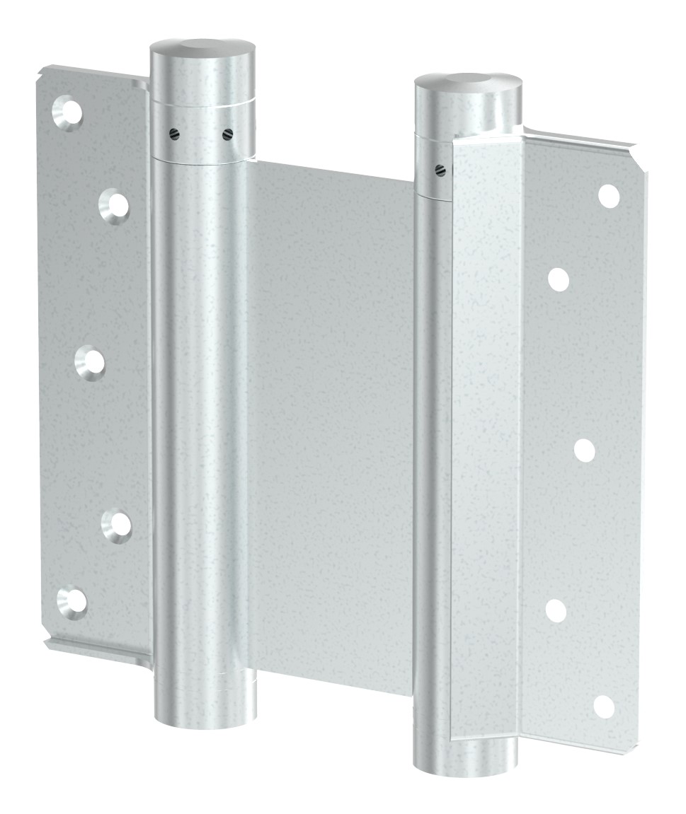 Pendeltürband zum Anschrauben, ein Paar, verzinkt