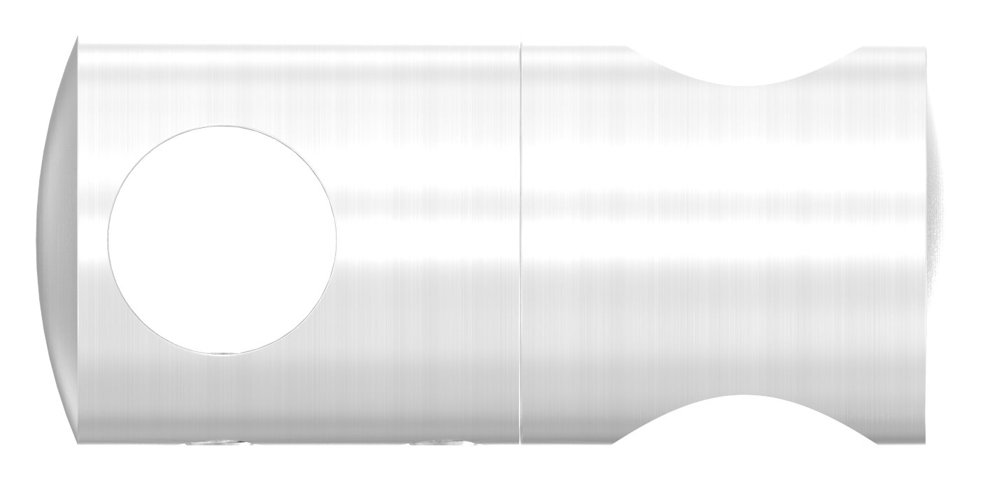 Doppelquerstabhalter mit 12,2 und 14,2mm Bohrung, V2A