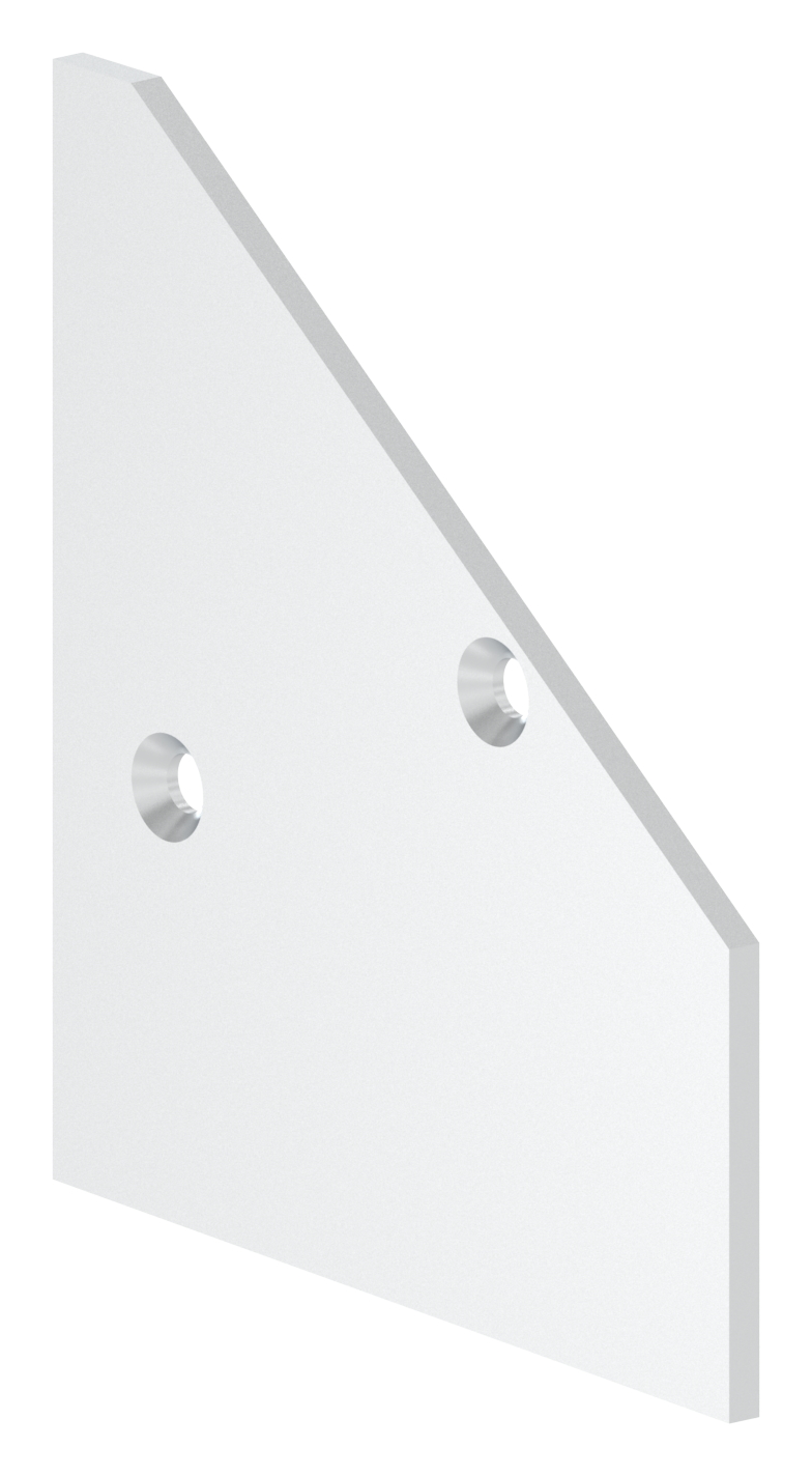 Endkappe links für eleganza canopy, roh