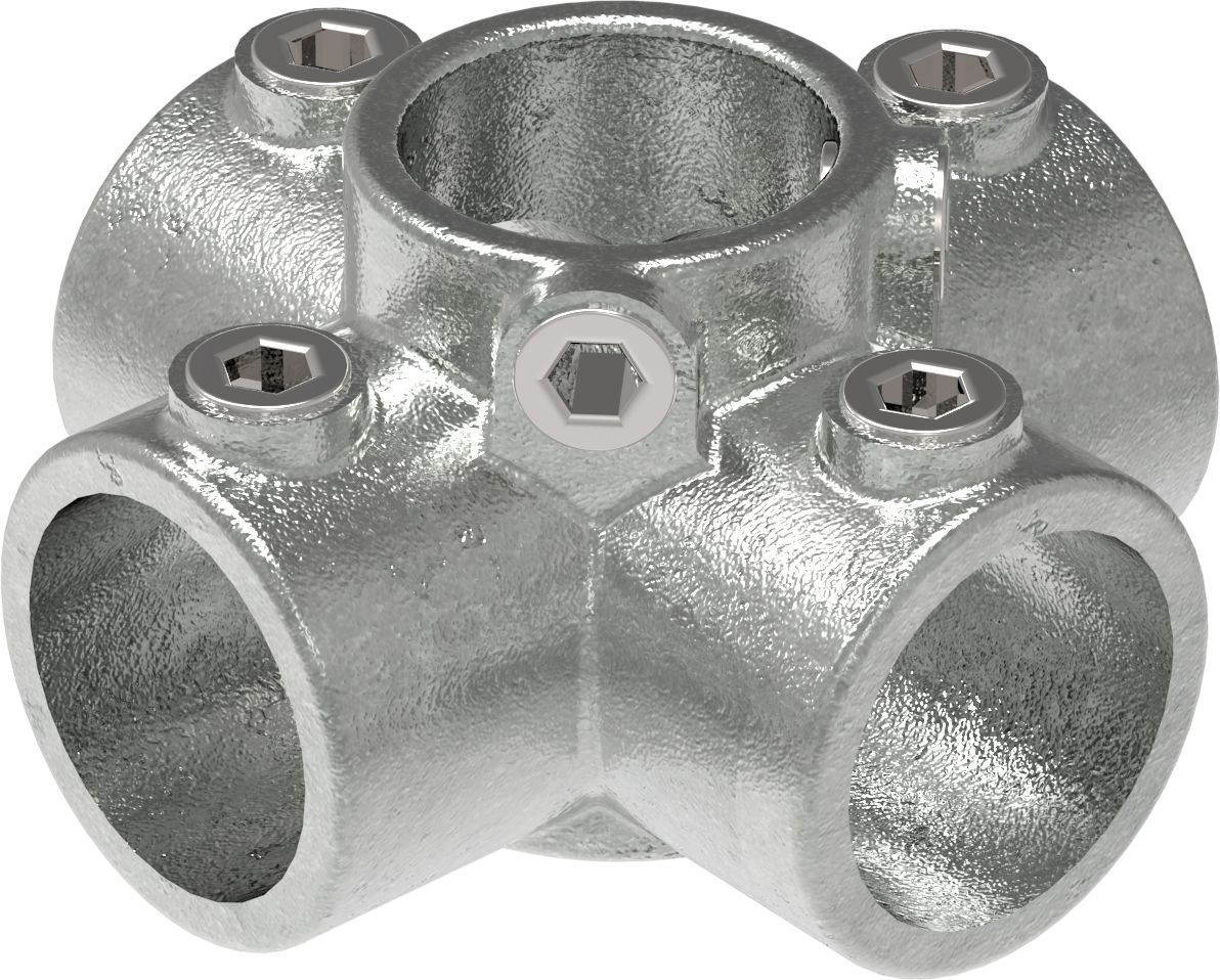 Kreuzstück, für Rohr Ø 21,3mm