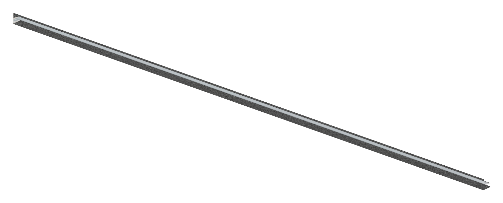 Vordachprofil eleganza canopy, L: 6000mm, DB703
