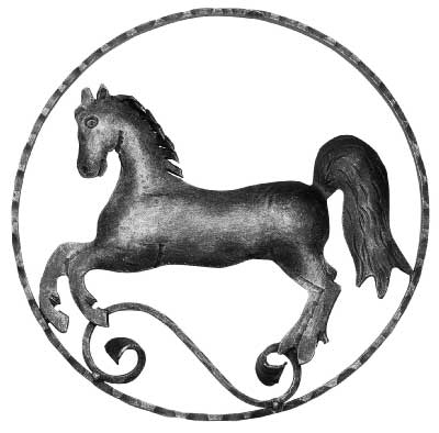 Zierelement Pferd, LI