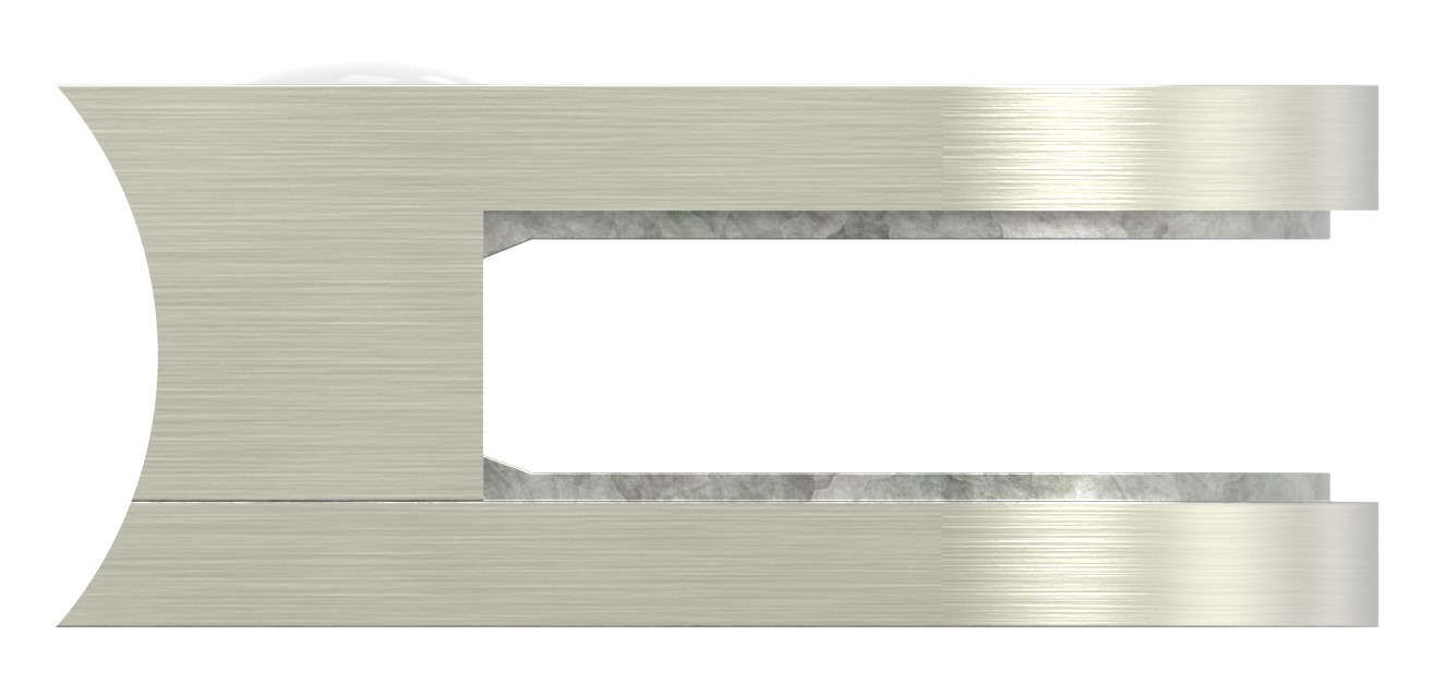 Glasklemme Mod. 12, Anschluss: 42,4mm, VA-Effekt Glasklemme Mod. 12, Anschluss: 42,4mm, VA-Effekt