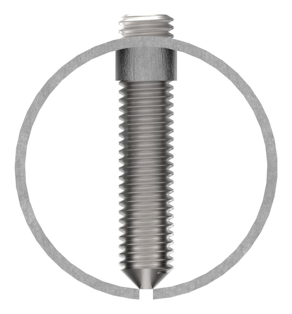 Verbindungshülse für Rohr 42,4x2,5mm, V2A