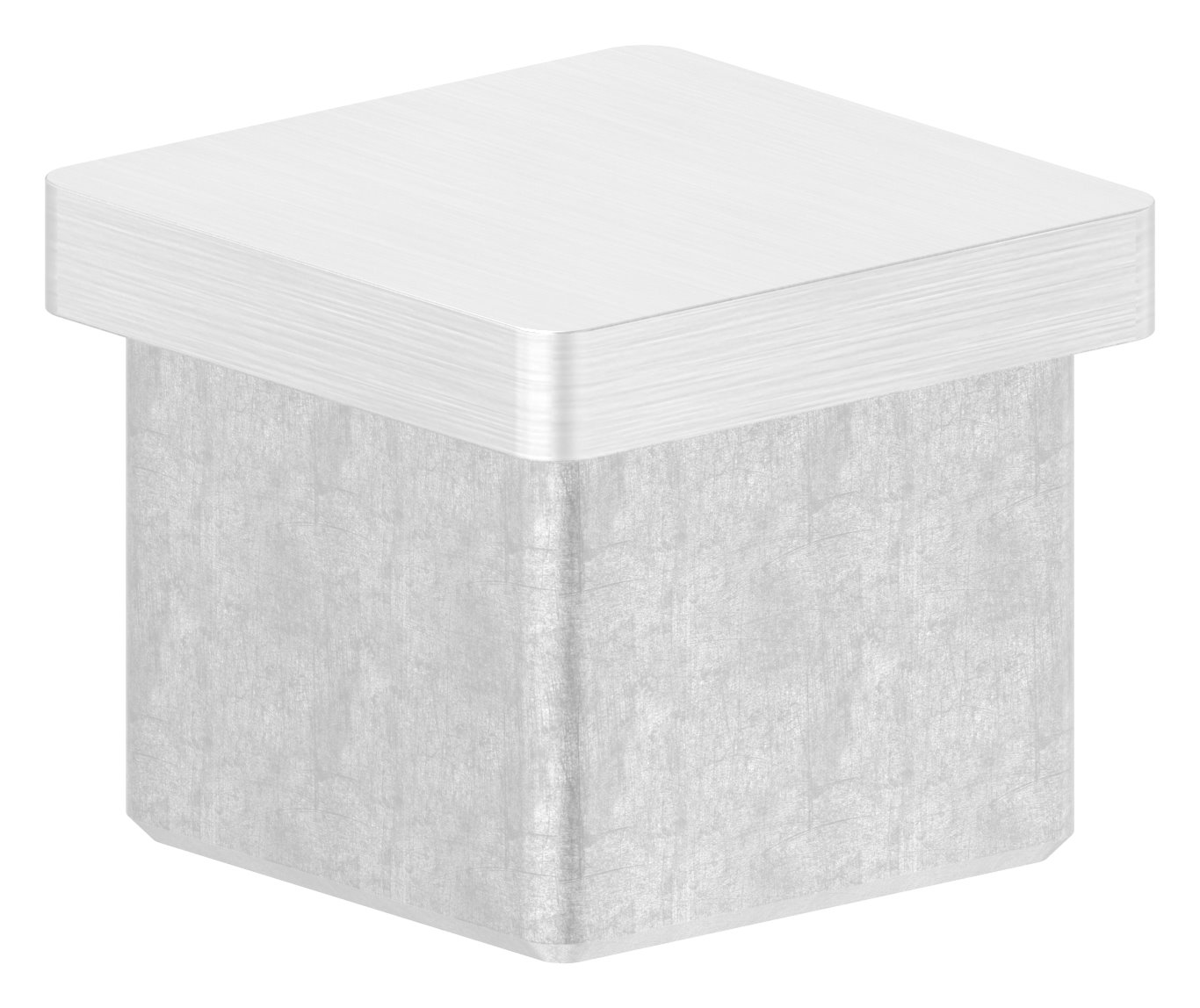 Einsteckkappe, für Rohr 30x30x2,0mm, V4A