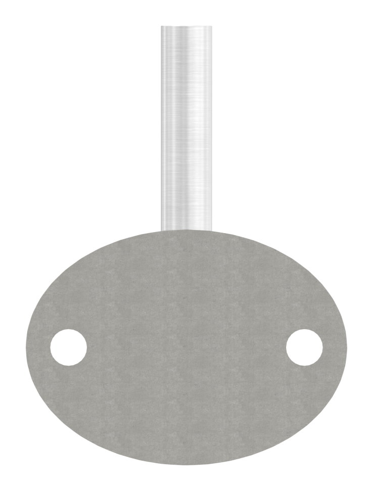 Handlaufhalter zum Anschweißen (Ronde und Bügel verschweißt), V2A