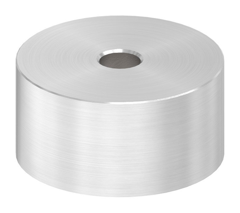 Unterteil Ø 40mm, mit Durchgangsbohrung , t: 20mm, V2A