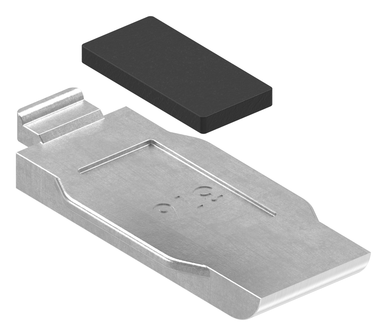 Sicherungsplatte für Mod. 36 - V4A