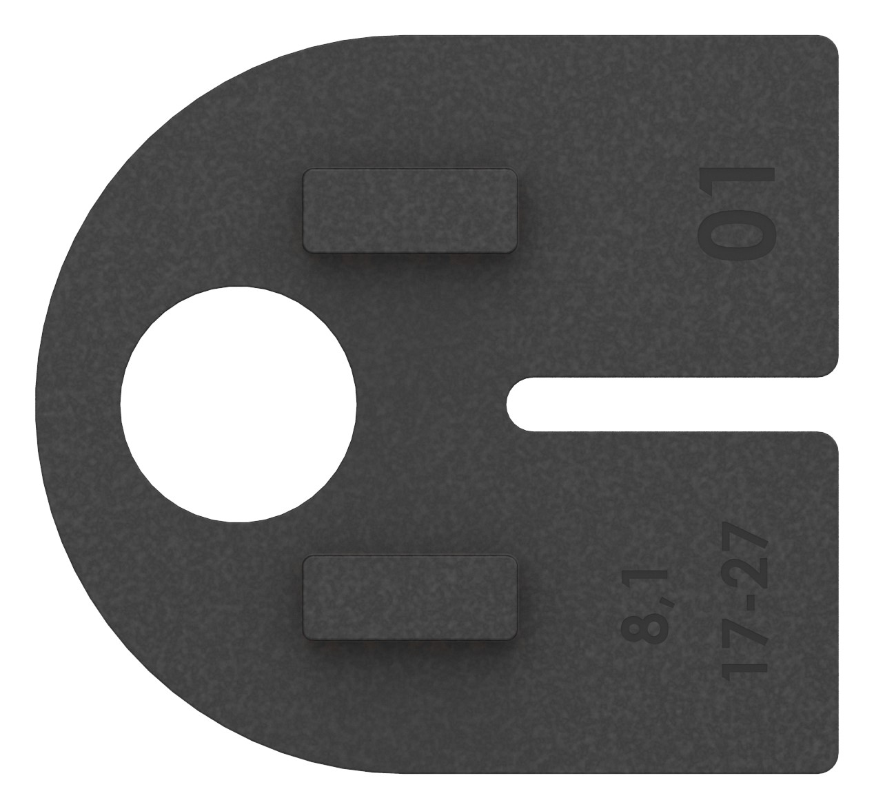Gummi für Mod. 25, Blech 2mm