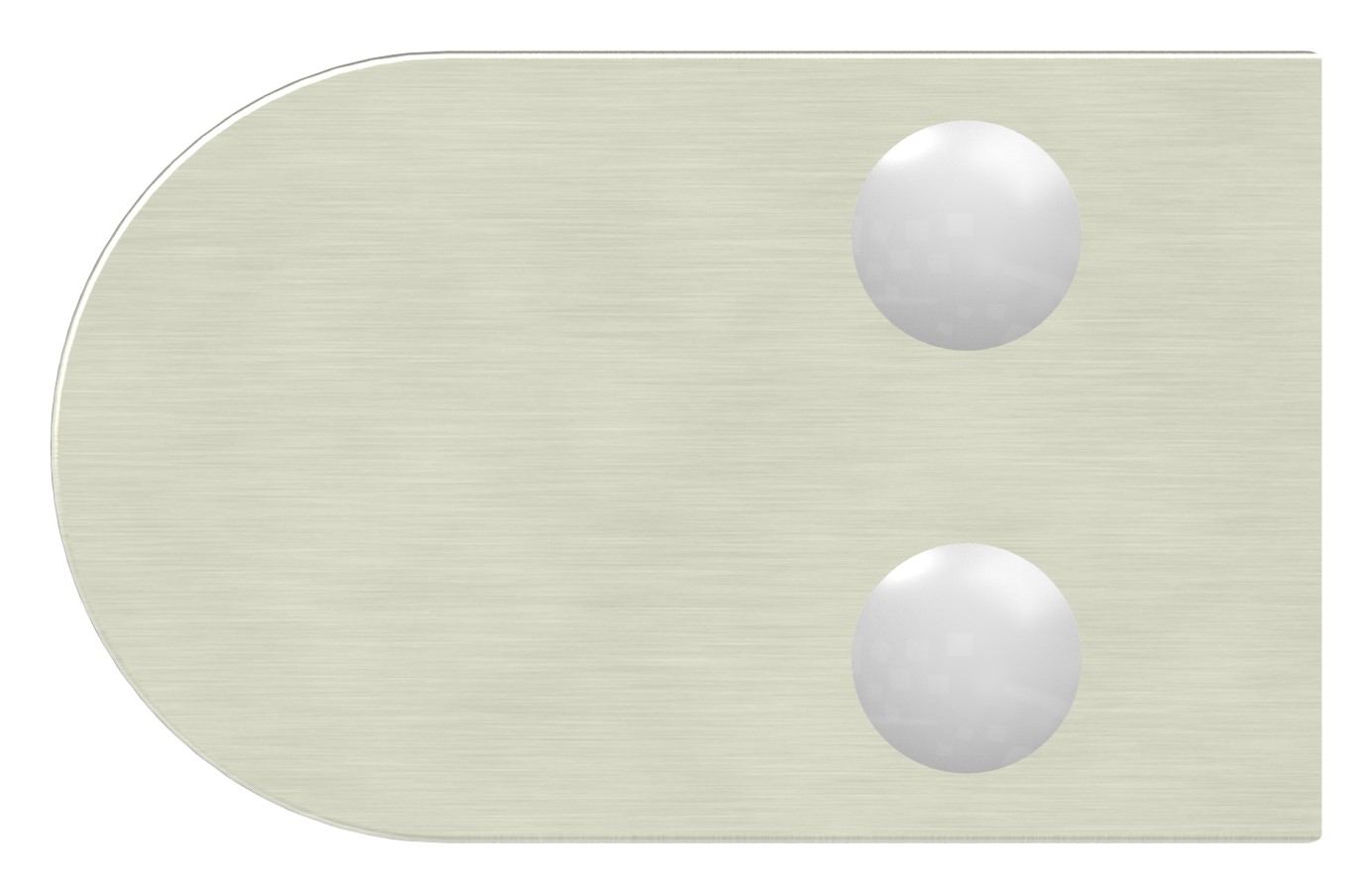 Glasklemme Mod. 38, Anschluss: 33,7mm, VA-Effekt Glasklemme Mod. 38, Anschluss: 33,7mm, VA-Effekt
