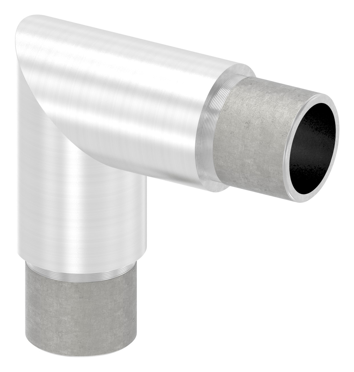 Eckstück 90°, für Rohr 26,9x2,0mm, V2A