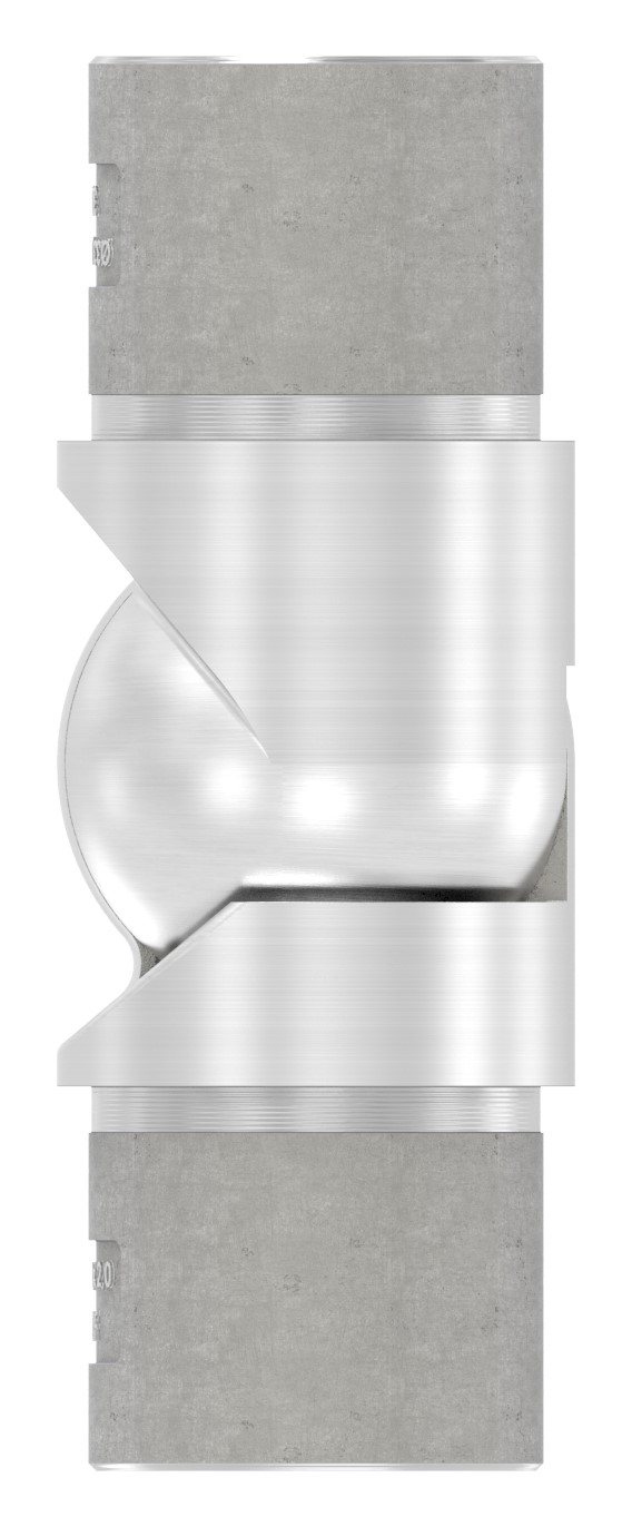 Gelenkstück hohl für Kabel, für Rohr 33,7x2,0mm, V2A Gelenkstück hohl für Kabel, für Rohr 33,7x2,0mm, V2A