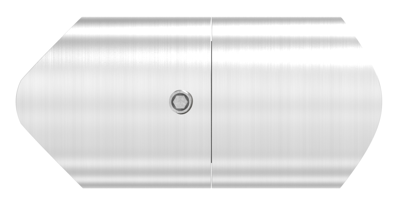 Rohrverbindungsstück von 33,7 / 42,4mm, V2A