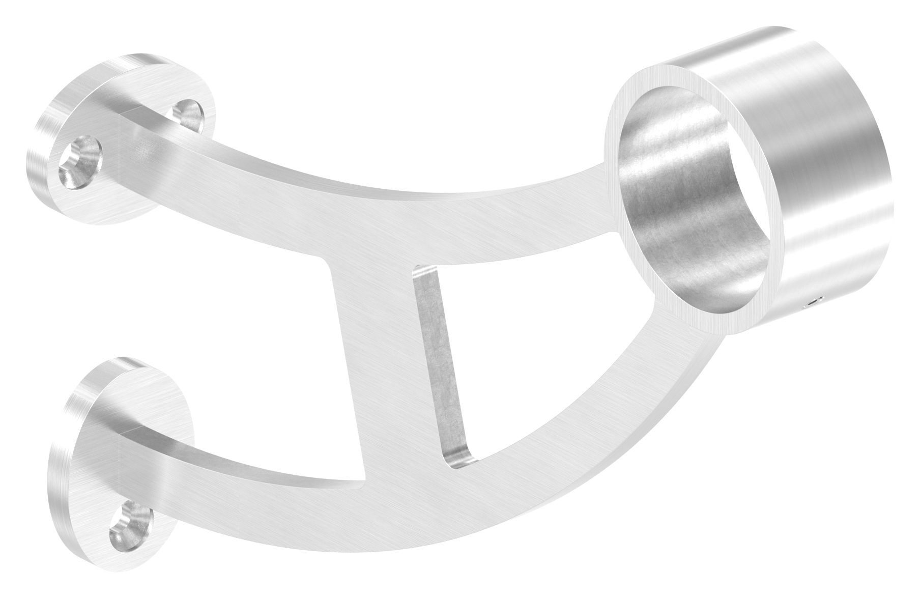 Fußlauf- / Handlaufstütze, für Rohr 42,4mm, V2A Fußlauf- / Handlaufstütze, für Rohr 42,4mm, V2A