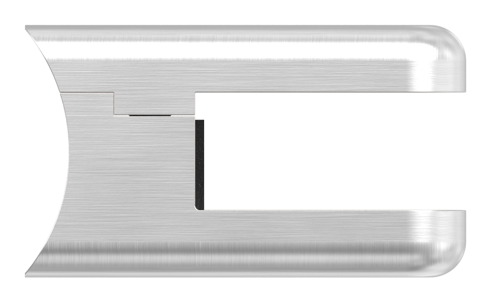 Glasklemme Mod. 45, Anschluss: 42,4mm, V4A Glasklemme Mod. 45, Anschluss: 42,4mm, V4A