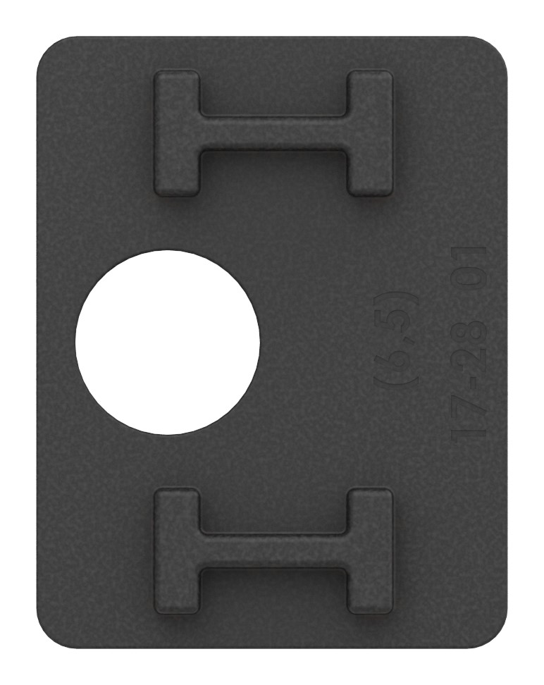 Gummi für Mod. 14, Blech 4,0 mm