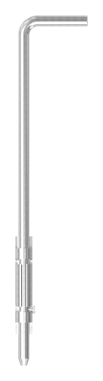 Torriegel zum Anschrauben, L: 500mm, V2A