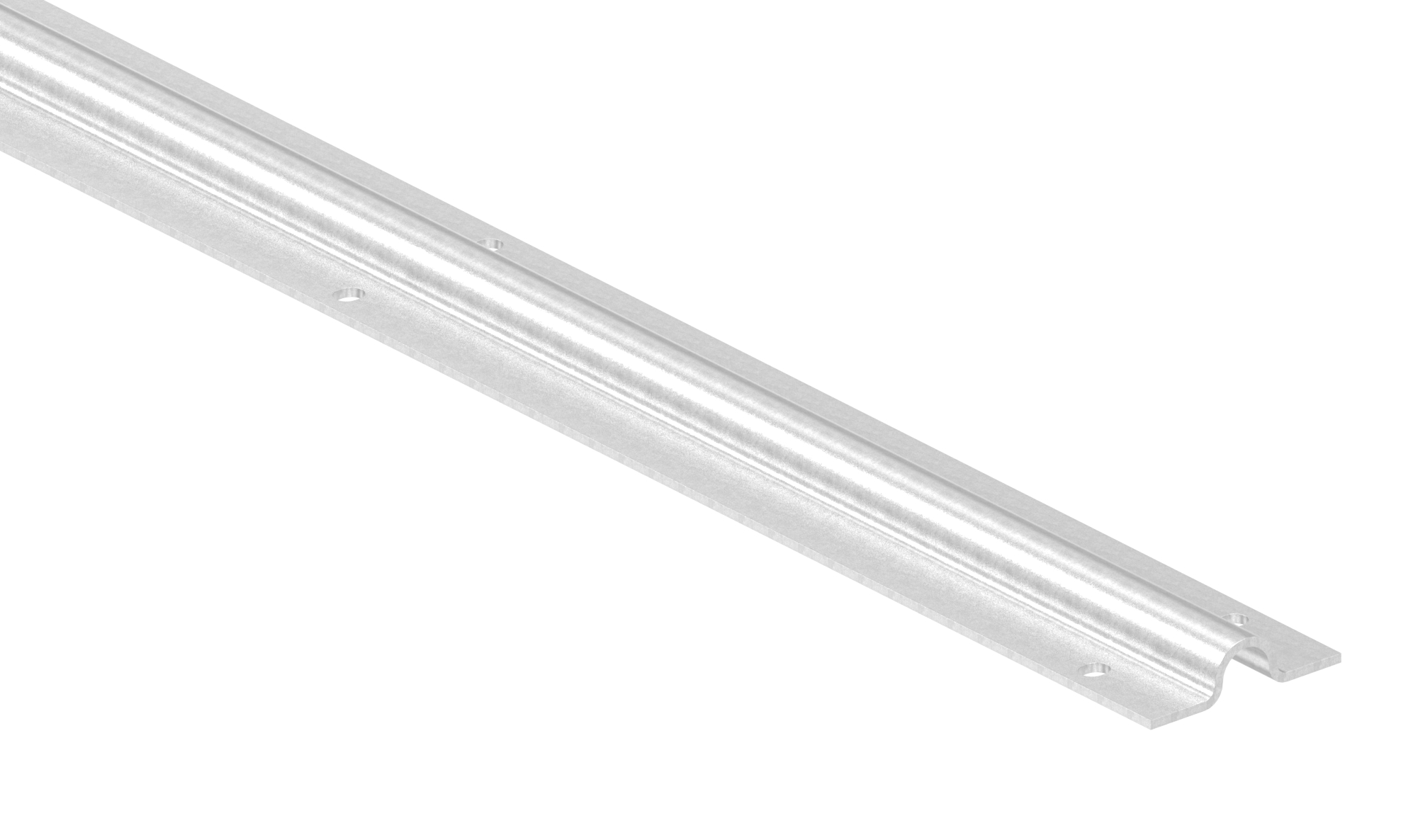 Laufschiene zum Aufschrauben, L: 2000mm, V4A