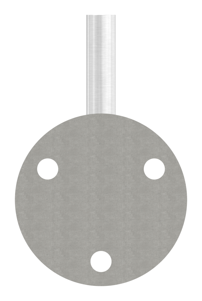 Handlaufhalter zum Anschweißen (Ronde und Bügel verschweißt), V4A