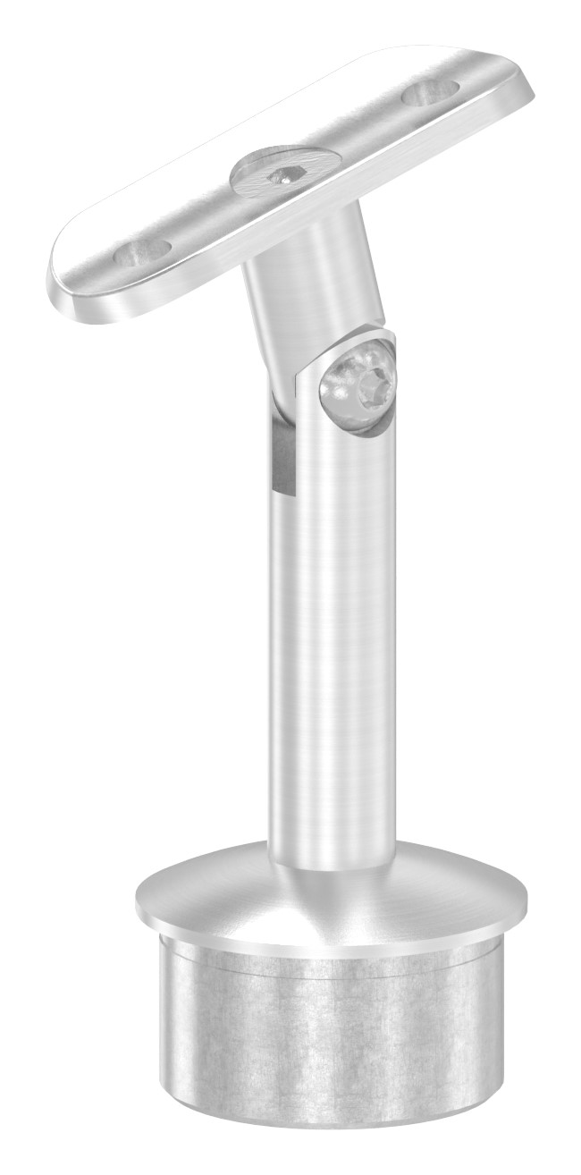 Rohrabschlussstopfen für Rohr 42,4x2,5mm, Handlaufanschlussplatte: 42,4mm, V2A