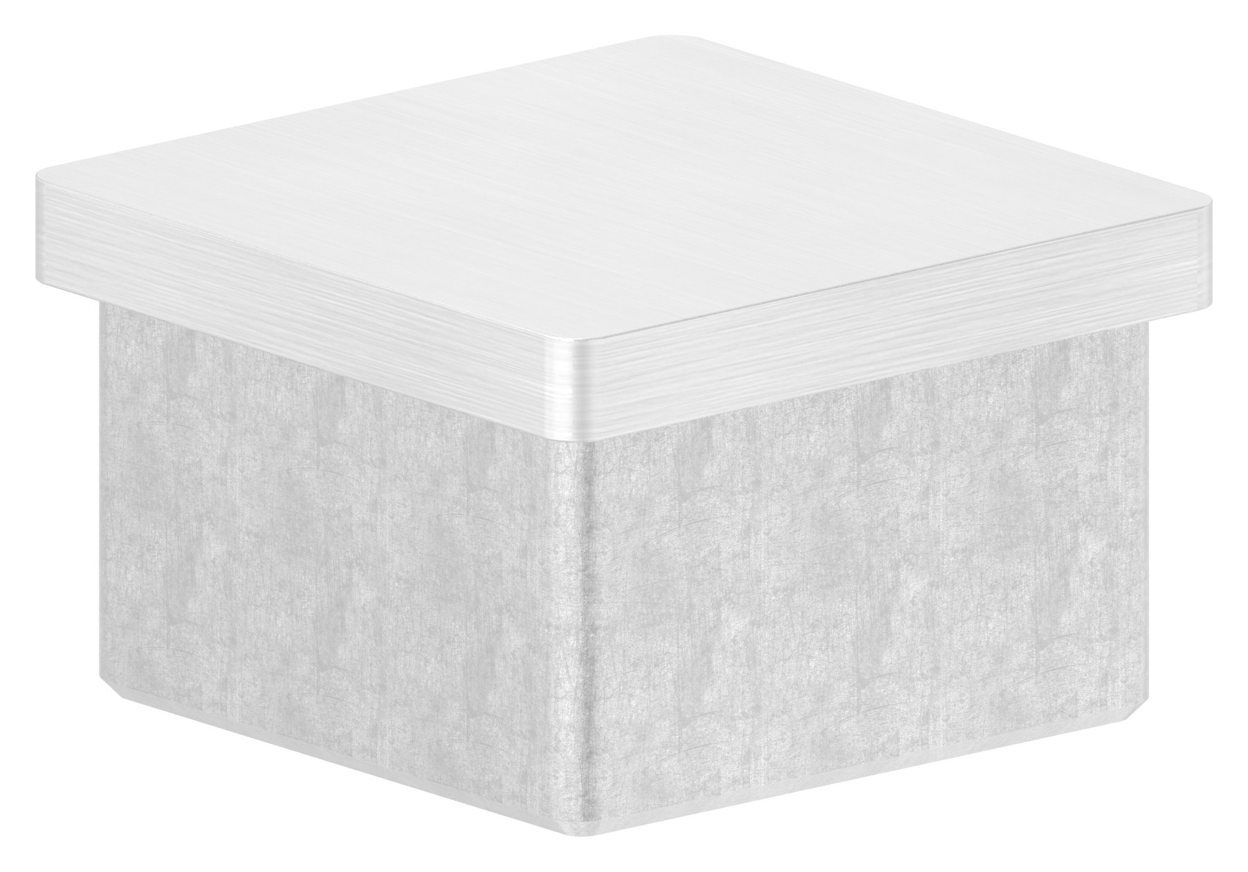 Einsteckkappe, für Rohr 40x40x2,0mm, V4A