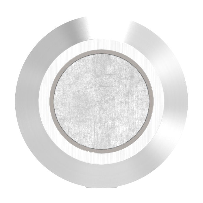 Querstabhalter (zum Stoßen vorne)für 42,4mm Rohr, Bohrung vorne 12,2mm, V2A