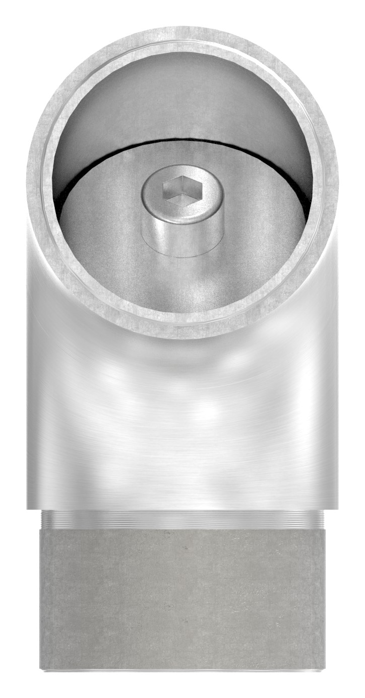 Rohrbogen 90°, verstellbar, für Rohr 48,3x2,0mm, V2A