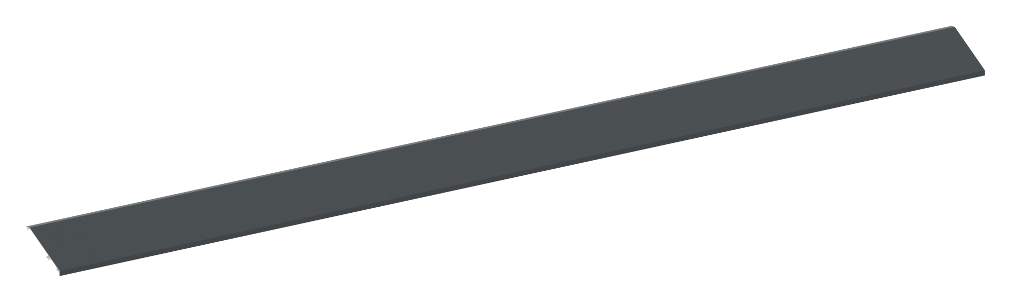 Design-Abdeckung für eleganza canopy, L: 2405mm, RAL 7016
