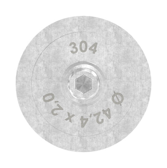 Wandhalter mit Gelenk zum Einbetonieren für Rohr 42,4x2,0mm, V2A