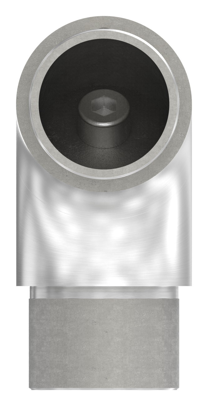 Rohrbogen 90°, verstellbar, für Rohr 42,4x3,0mm, V2A