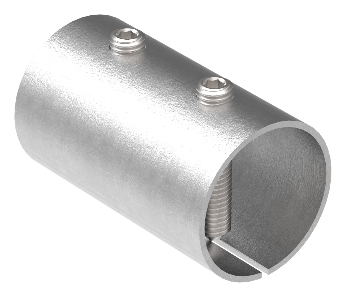 Verbindungshülse für Rohr 42,4x2,5mm, V2A