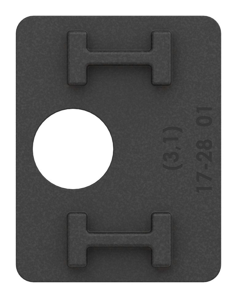 Gummi für Mod. 24, VSG-Glas 10,76mm Gummi für Mod. 24, VSG-Glas 10,76mm