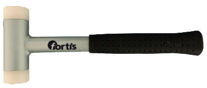 Schonhammer mit Stahlrohrstiel, Ø 40mm aus Nylon, rückschlagsfrei