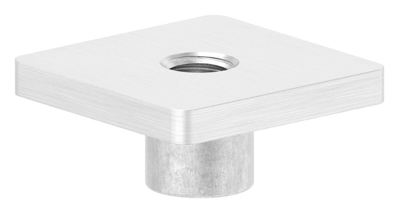 Platte, 30x30mm, M8, V2A