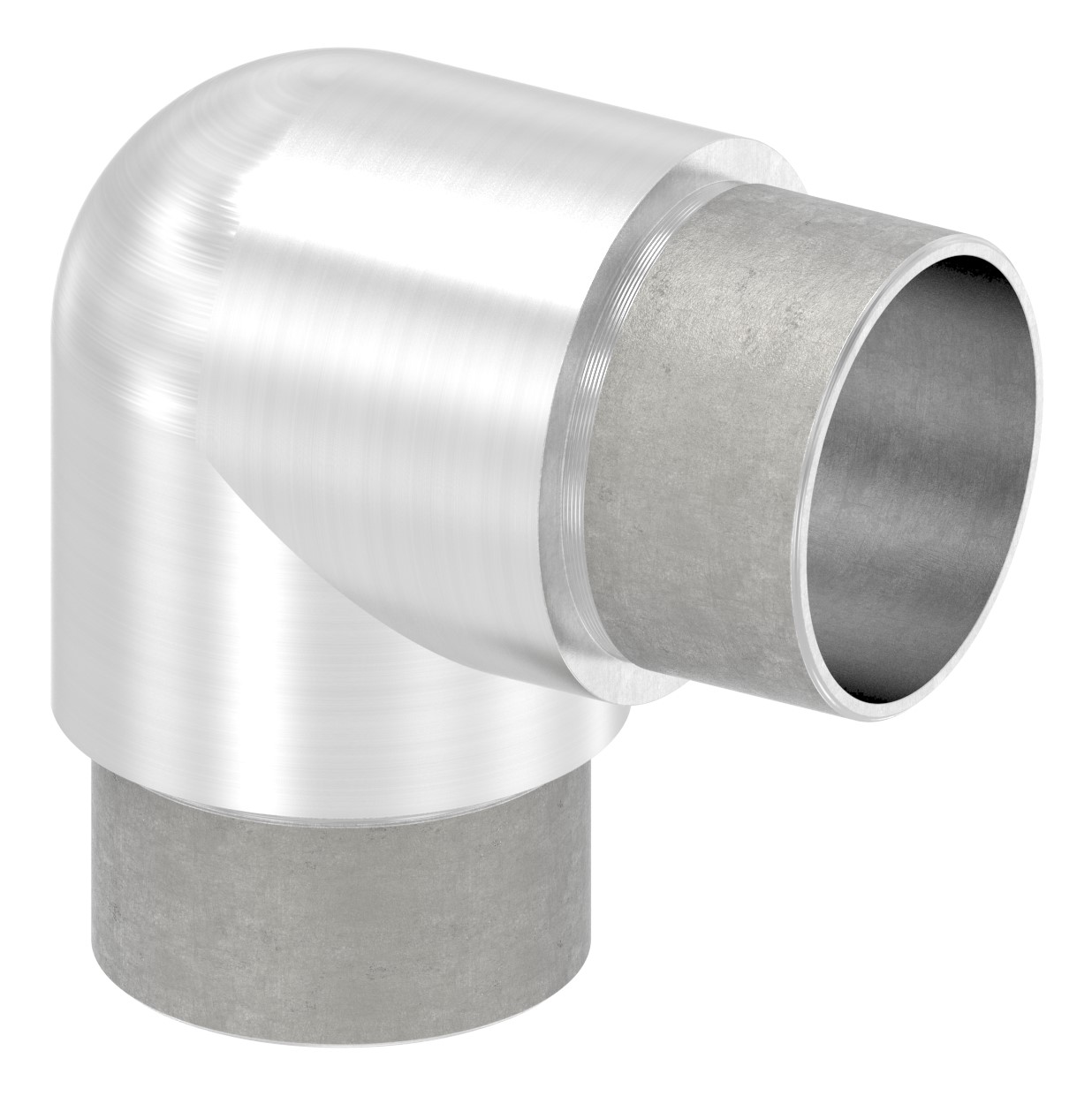 Rohrbogen 90° eng, für Rohr 42,4x3mm, V2A